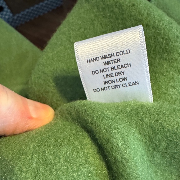 HYFVE Olive Green Long Hooded Sweatshirt Coat Sz L PRELOVED - Picture 4 of 7